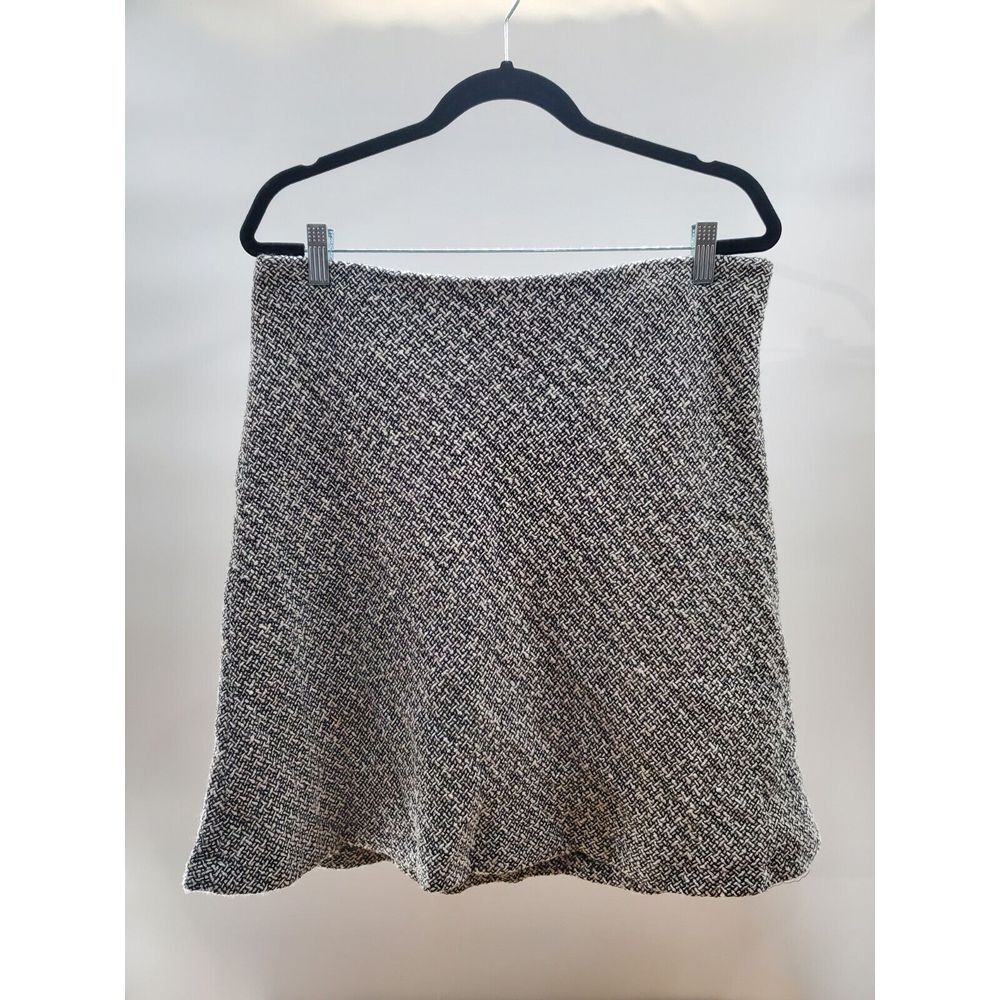 Old Navy Women's Fully Lined Side Zip Skirt Black‎ White Size 10